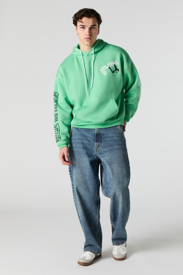 Boys N The Hood Graphic Fleece Hoodie - 图片 3