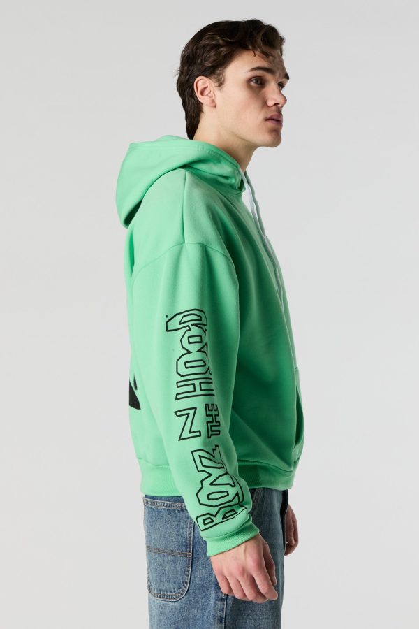 Boys N The Hood Graphic Fleece Hoodie - 图片 4