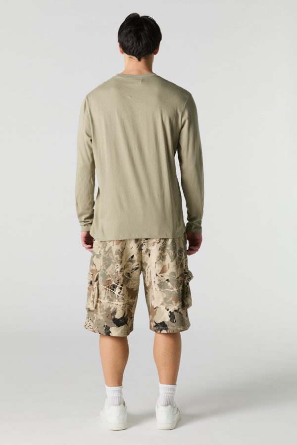 Fleece Cargo Jort - 图片 3