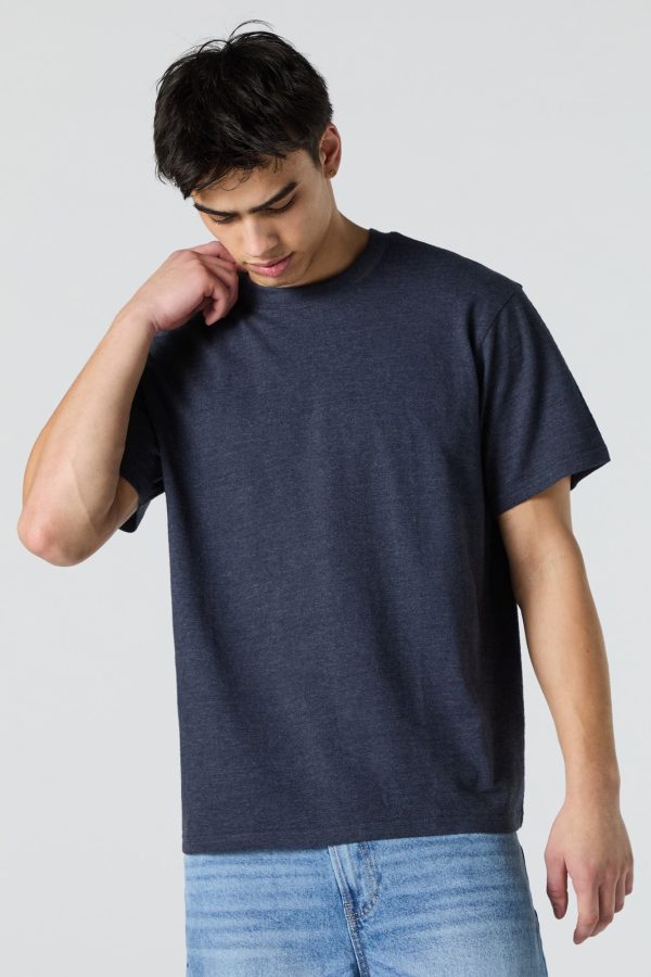 Textured Crewneck T-Shirt - 图片 7