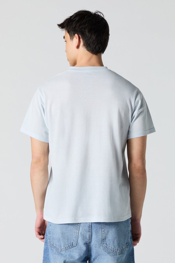 Textured Crewneck T-Shirt - 图片 11