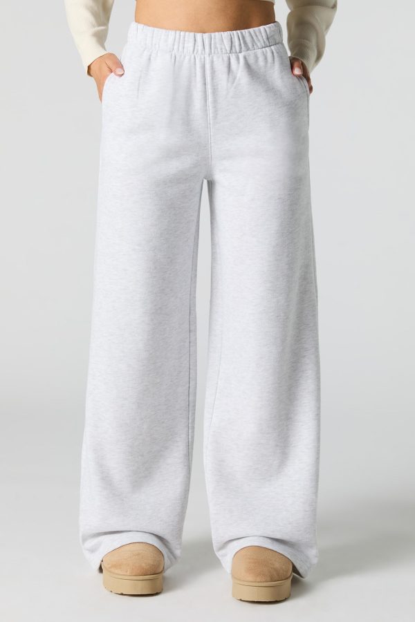 Classic Fleece Wide Leg Sweatpant - 图片 2