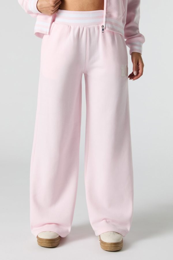 10 Embroidered Fleece Wide Leg Sweatpant - 图片 18