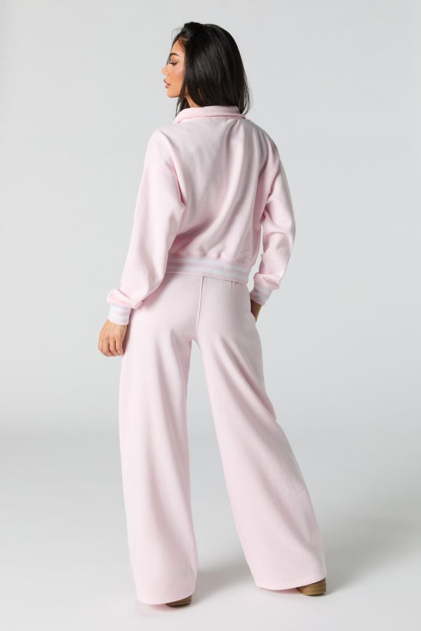 10 Embroidered Fleece Wide Leg Sweatpant - 图片 19