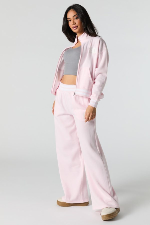 10 Embroidered Fleece Wide Leg Sweatpant - 图片 17