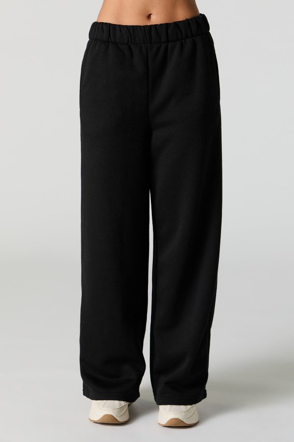 Active Wide Leg Fleece Sweatpant - 图片 5