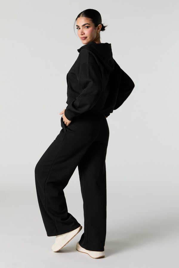 Active Wide Leg Fleece Sweatpant - 图片 6