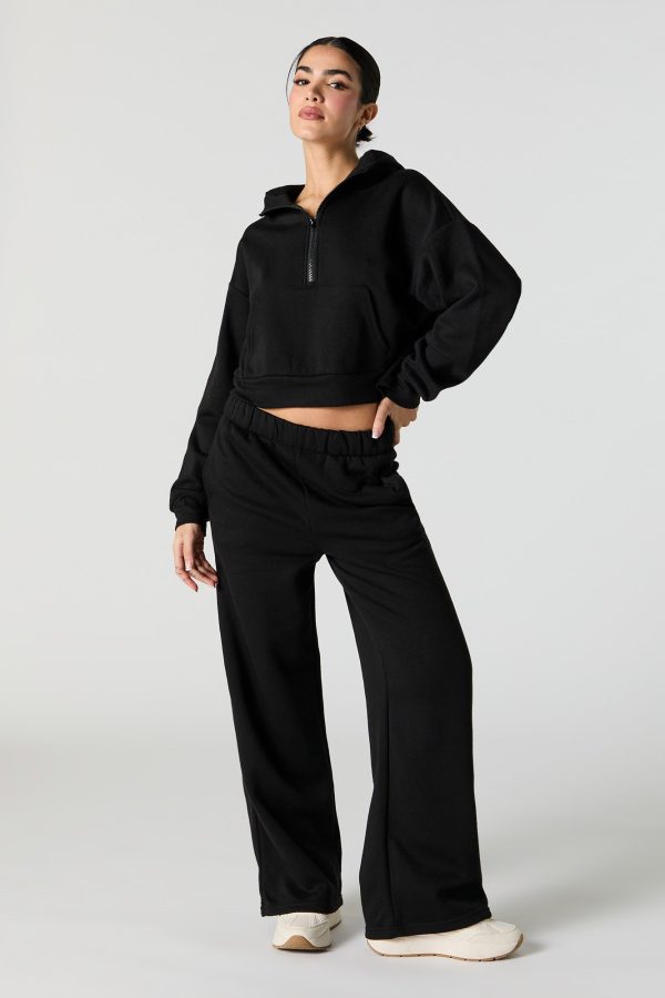 Active Wide Leg Fleece Sweatpant - 图片 4