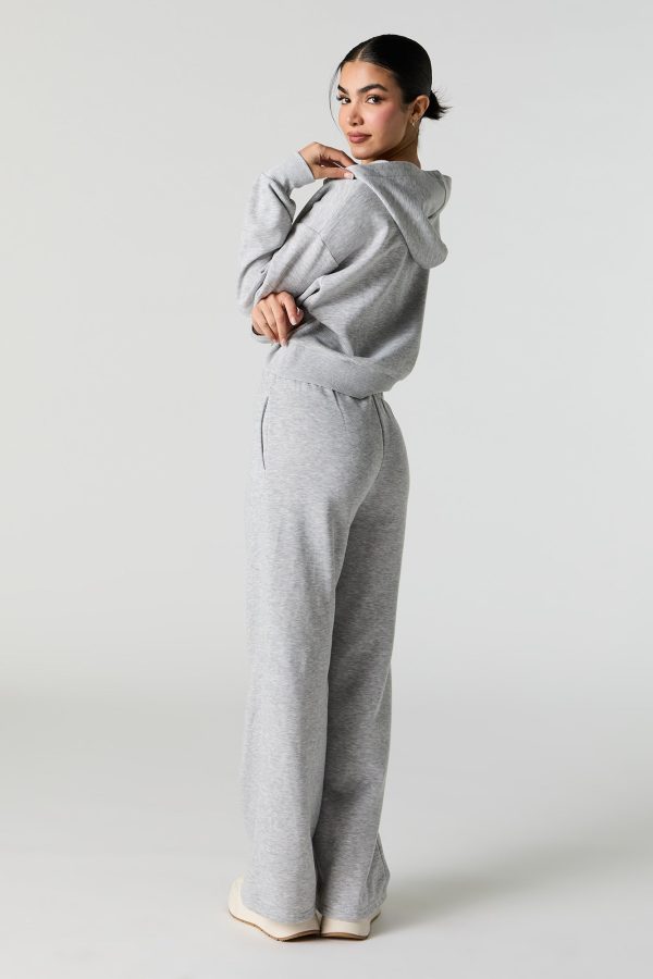 Active Wide Leg Fleece Sweatpant - 图片 9