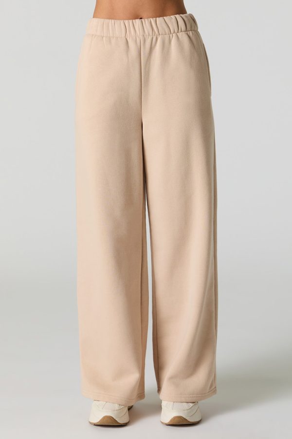 Active Wide Leg Fleece Sweatpant - 图片 2