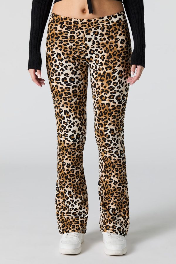 Cheetah Print Flare Pant - 图片 5