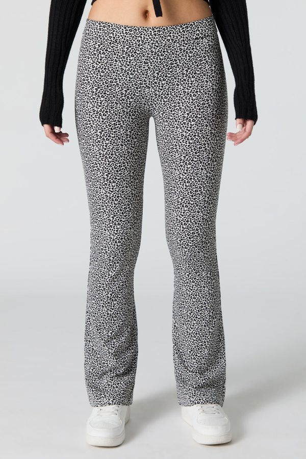 Cheetah Print Flare Pant - 图片 2