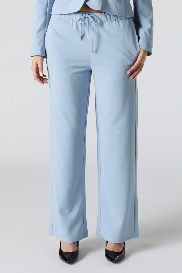 Drawstring Wide Leg Dress Pant - 图片 11