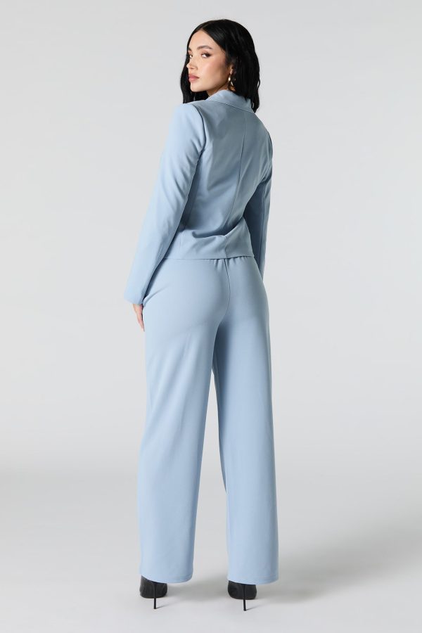 Drawstring Wide Leg Dress Pant - 图片 12