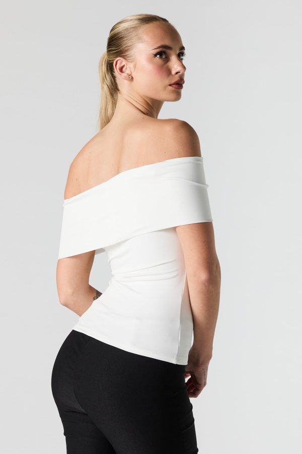 Contour Off Shoulder Top - 图片 9