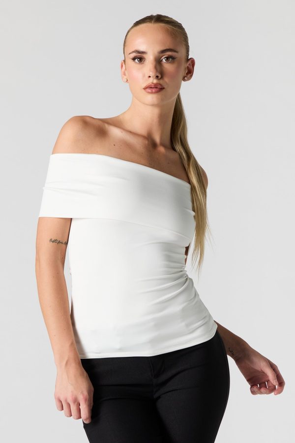 Contour Off Shoulder Top - 图片 8