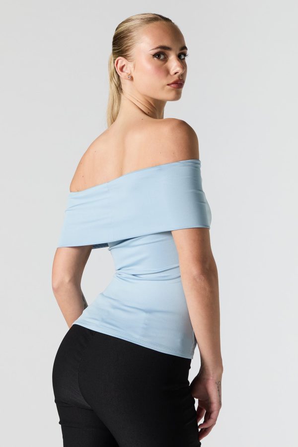 Contour Off Shoulder Top - 图片 2