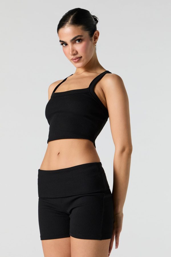 Camisole ctelée à rebord arrondi Active - 图片 4