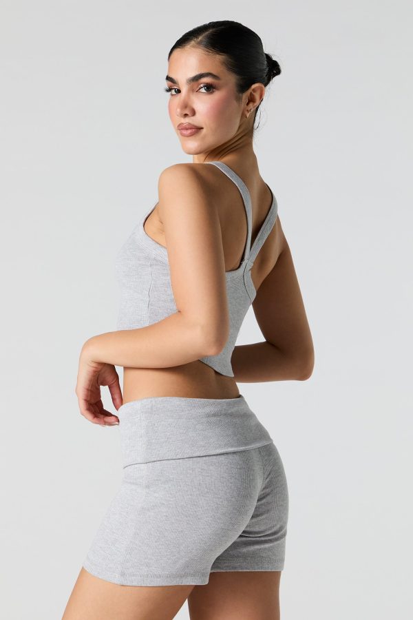 Camisole ctelée à rebord arrondi Active - 图片 8