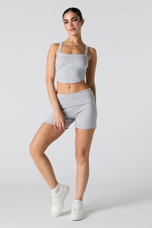 Camisole ctelée à rebord arrondi Active - 图片 9