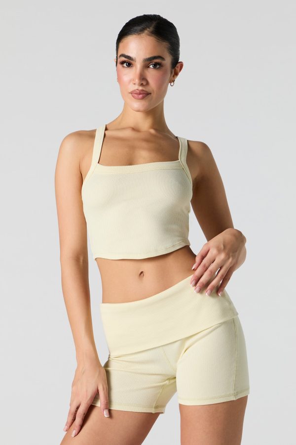 Camisole ctelée à rebord arrondi Active - 图片 13