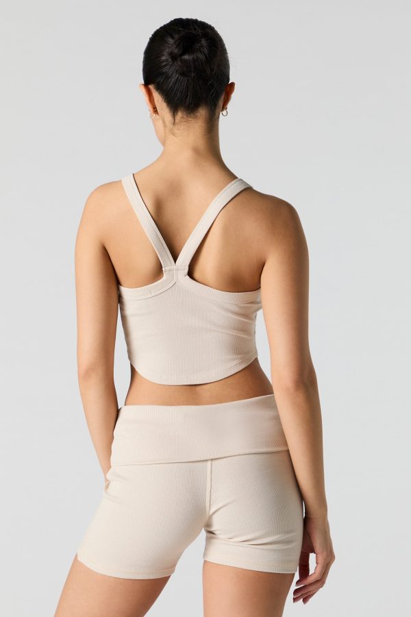 Camisole ctelée à rebord arrondi Active - 图片 2