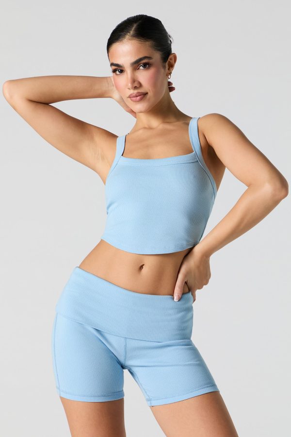 Camisole ctelée à rebord arrondi Active - 图片 16