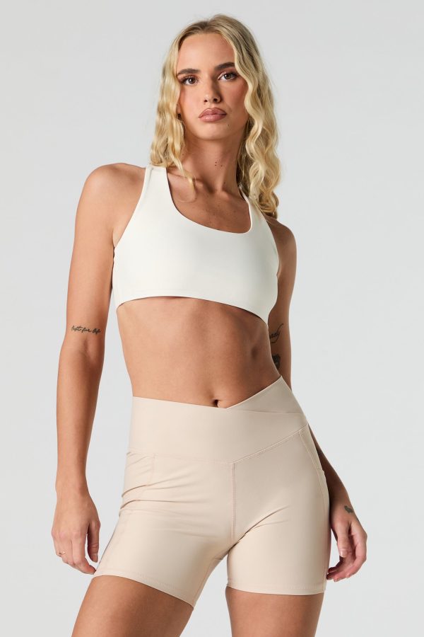 Crossover Waist Biker Short