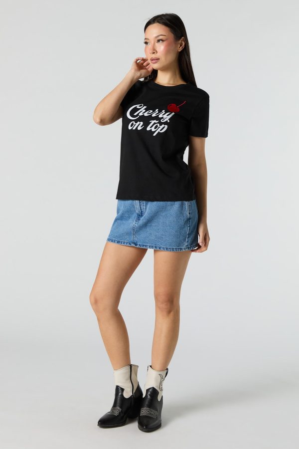 T-shirt à imprimé Cherry on Top - 图片 3