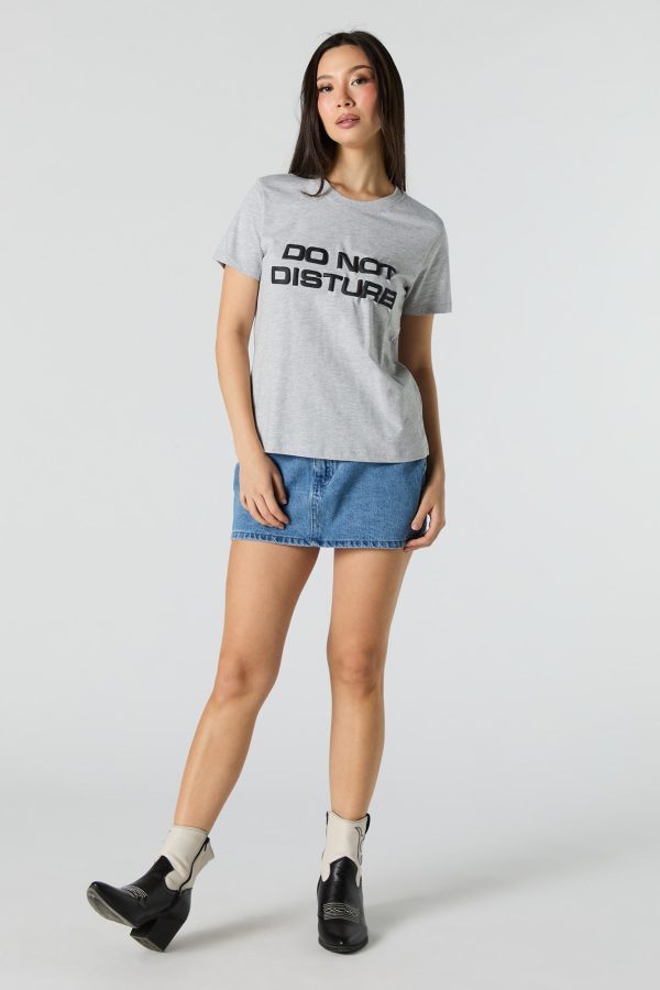 T-shirt à imprimé Do Not Disturb - 图片 3