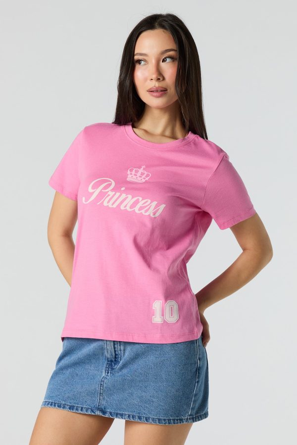 Sporty Princess Graphic T-Shirt