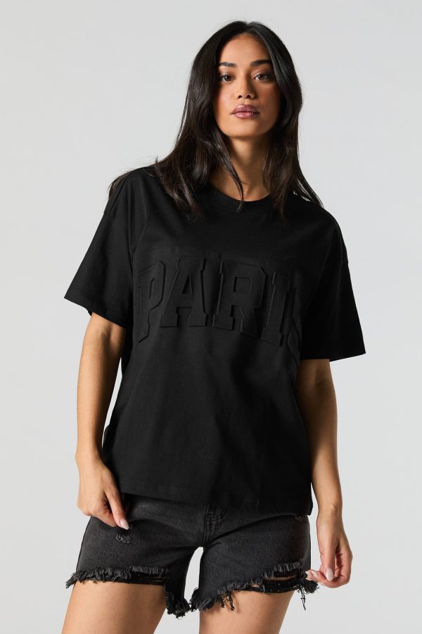 Paris Embossed T-Shirt