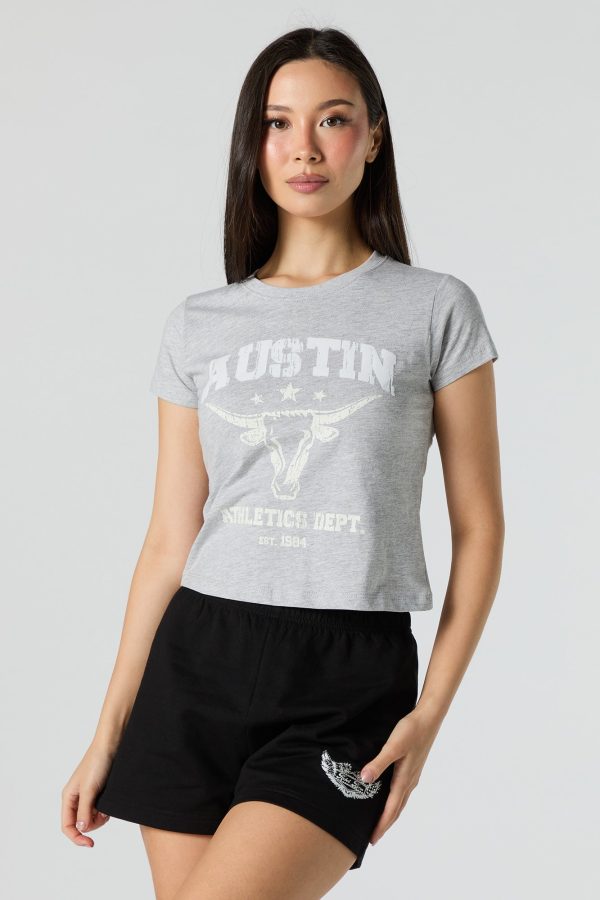 Austin Athletics Dept Graphic Baby Tee