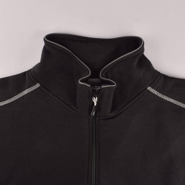 Men's 1/4 Zipper Exquisite Minor Fault Fleece Sweatshirt - 图片 3