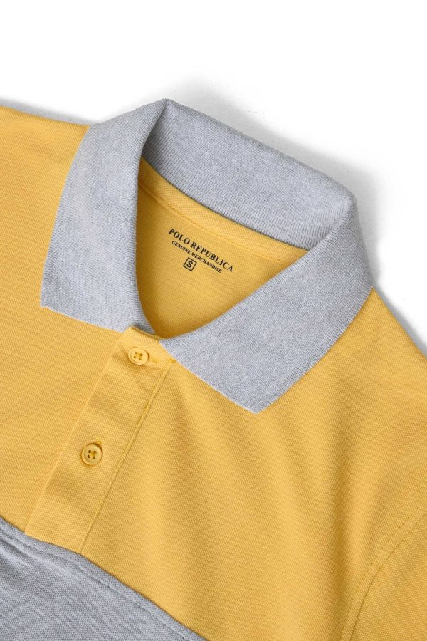 Polo Republica Men's Classic Color-Block Minor Fault Polo Shirt - 图片 10