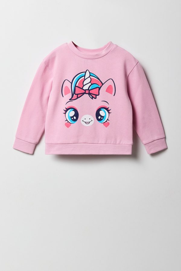 Toddler Girl Fleece Sweatshirt - 图片 7