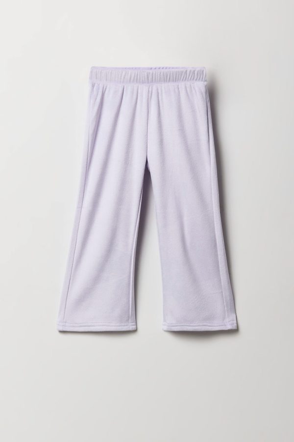 Toddler Girl Velour Wide Leg Pant - 图片 3