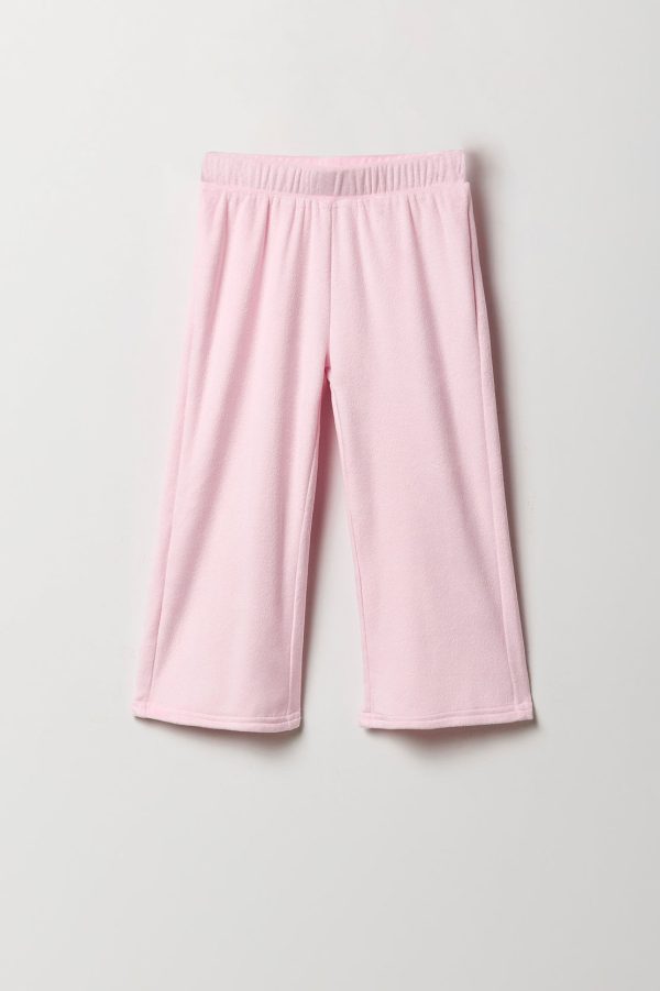 Toddler Girl Velour Wide Leg Pant - 图片 5