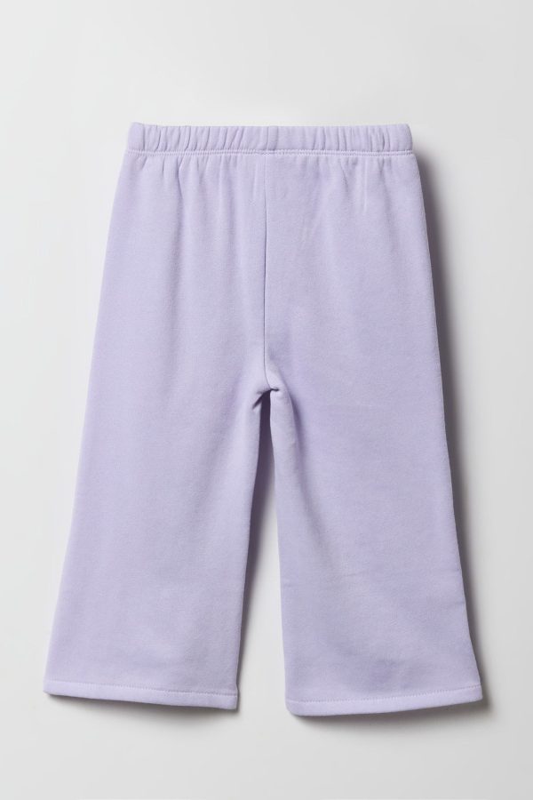 Toddler Girl Fleece Wide Leg Sweatpant - 图片 4