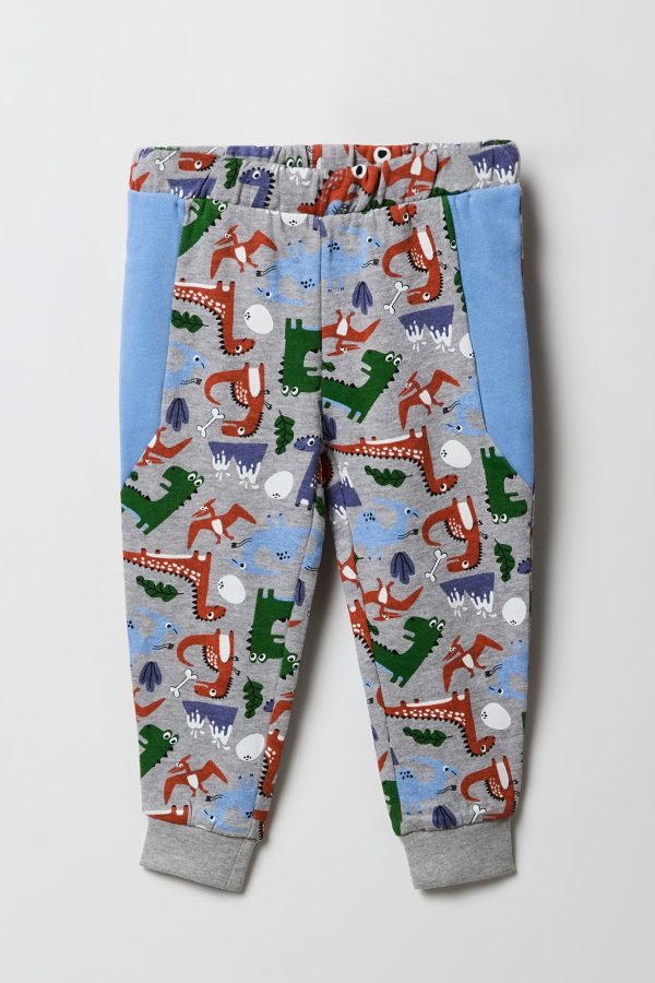 Toddler Boy Printed Fleece Jogger