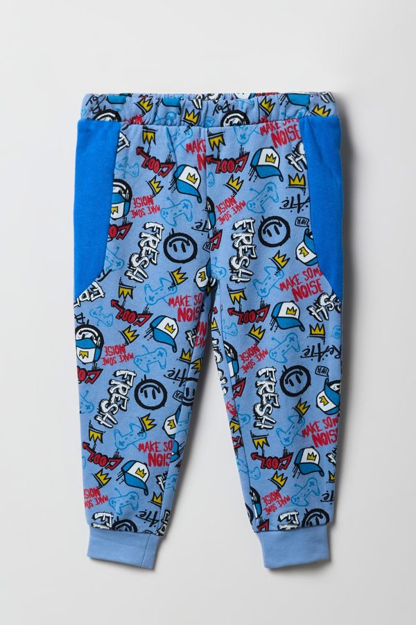 Toddler Boy Printed Fleece Jogger - 图片 3