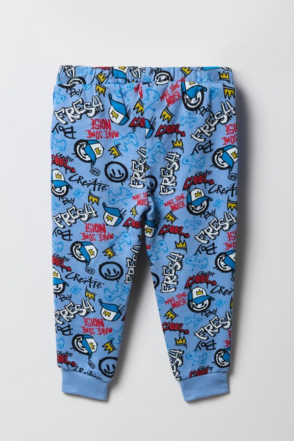 Toddler Boy Printed Fleece Jogger - 图片 4