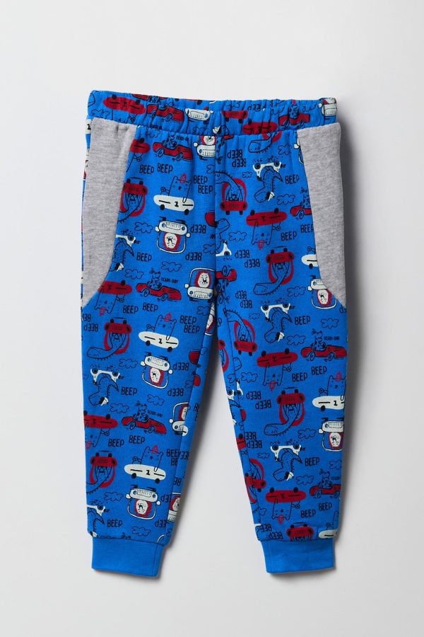 Toddler Boy Printed Fleece Jogger - 图片 5