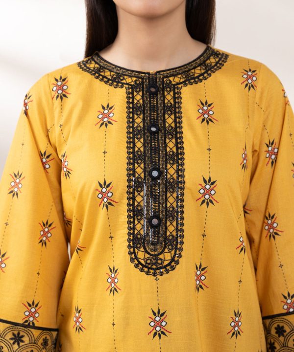 Embroidered Lawn Shirt - 图片 5