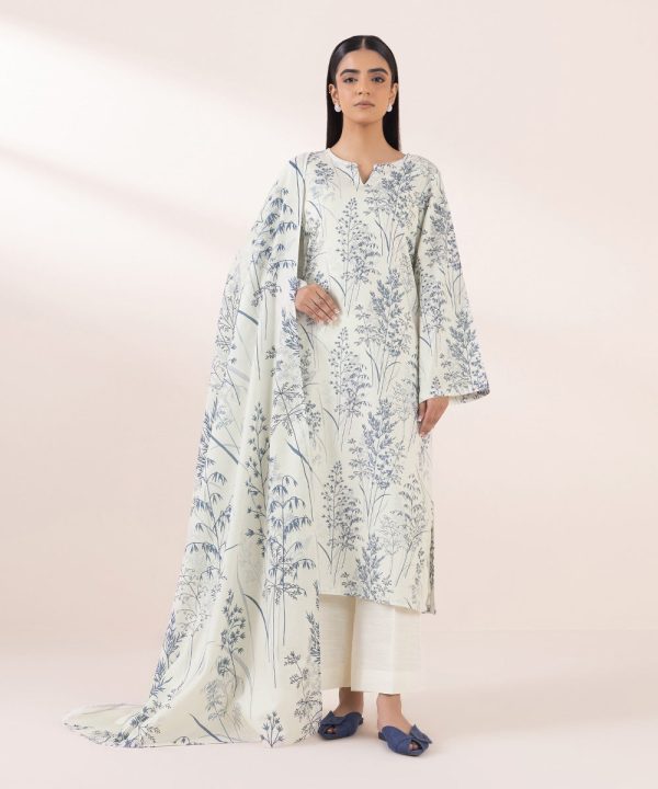 Printed Khaddar Shirt - 图片 6