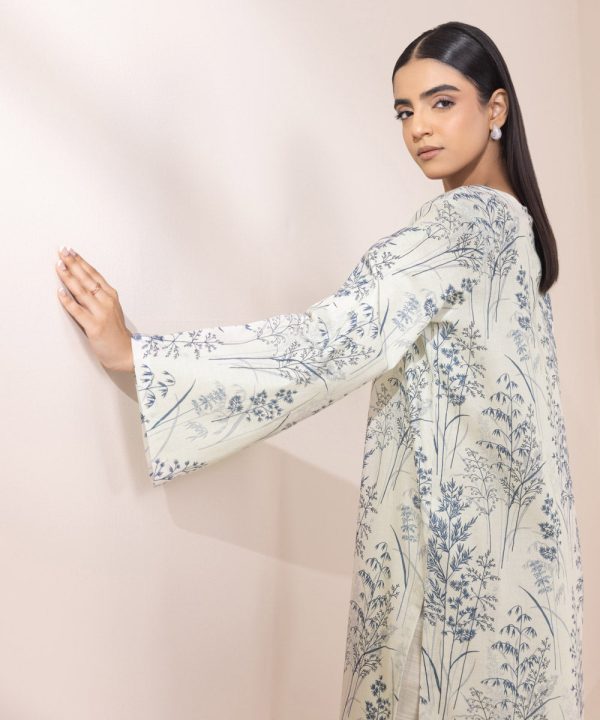 Printed Khaddar Shirt - 图片 4