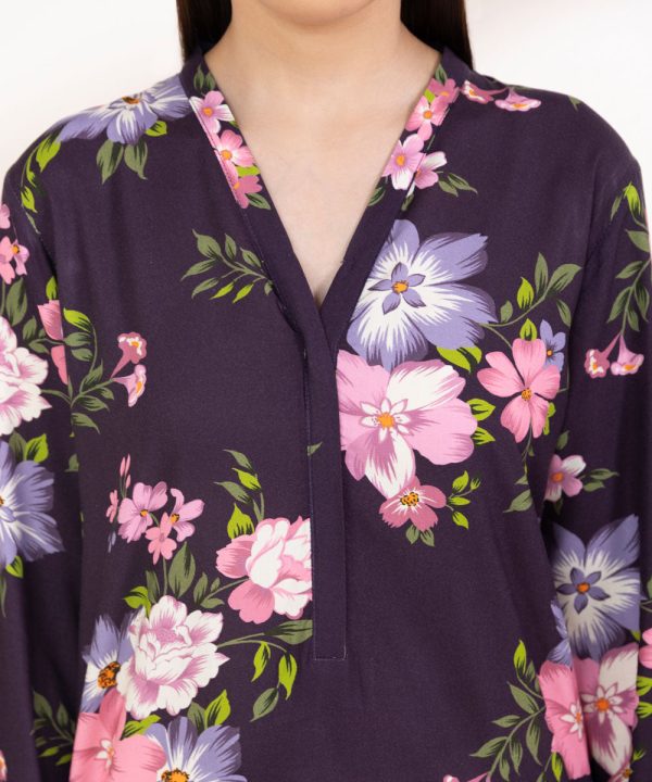 Printed Linen Shirt - 图片 5