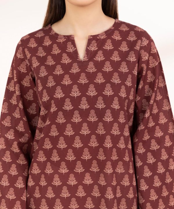 Printed Khaddar Shirt - 图片 5