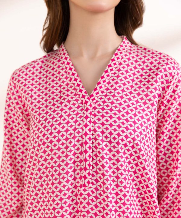 Printed Lawn Shirt - 图片 5