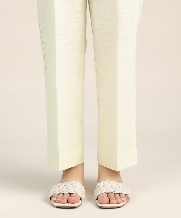 Khaddar Straight Pants - 图片 4